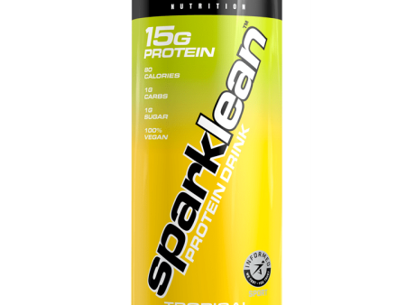 VOW Nutrition Sparklean Protein Drink 12x330ml Tropical For Sale