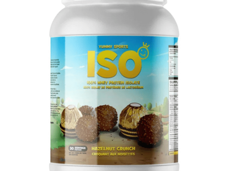 Yummy Sports ISO Tub 30 Serv 960g Hazelnut Crunch on Sale