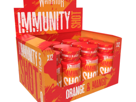 Warrior Immunity Shots 12x60ml Orange & Mango Fashion