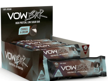 VOW Nutrition VOW Bar 12x48g Cookies & Cream Online Hot Sale