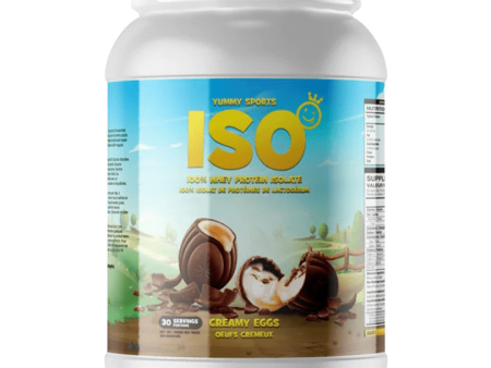 Yummy Sports ISO Tub 30 Serv 960g Creamy Eggs Online