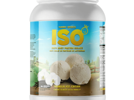 Yummy Sports ISO Tub 30 Serv 960g Vanilla Ice Cream Online