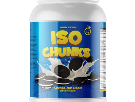 Yummy Sports ISO Chunk 25 Serv 800g Cookies & Cream Online Sale