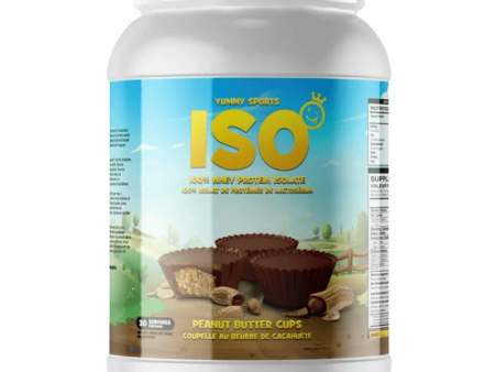 Yummy Sports ISO Tub 30 Serv 960g Peanut Butter Cups Online Sale