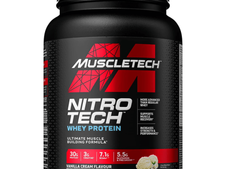 Muscletech Nitro Tech 1.8kg Vanilla For Sale