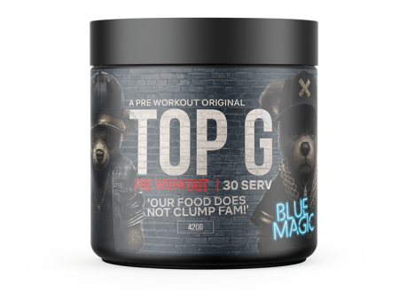 TOP G Pre-Workout 420g Blue Magic For Sale