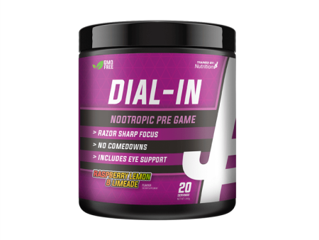 Trained By JP Dial In Nootropic 240g Raspberry Lemon & Limeade Hot on Sale