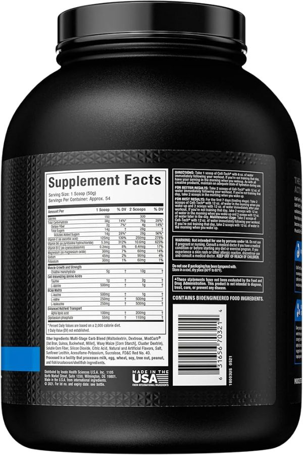 Muscletech Cell Tech 2.27kg Fruit Punch Supply