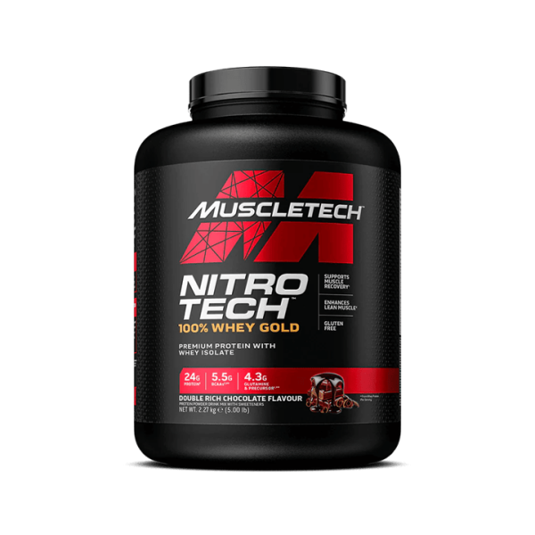 Muscletech Nitro Tech 100% Whey Gold 907g Double Rich Chocolate Online