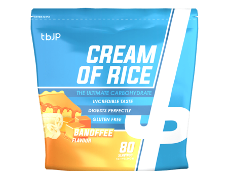 Trained By JP Cream Of Rice 2kg Banoffee Discount