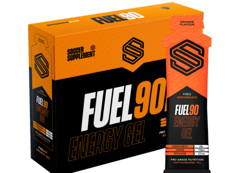 Soccer Supplement Fuel90 Energy Gel 12x70g Orange Discount