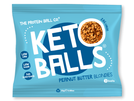 The Protein Ball Co Keto Ball Snack 20x25g Peanut Butter Blondies For Sale