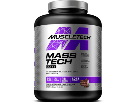 Muscletech Mass Tech Elite 3.18kg Chocolate Fudge Cake Supply