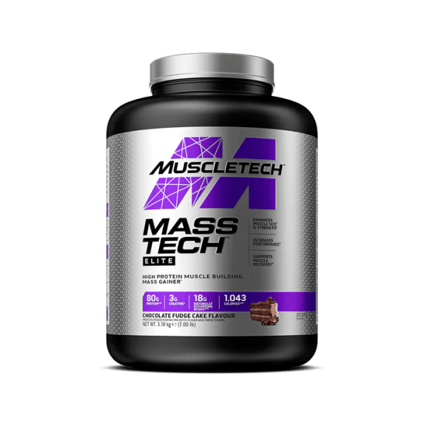 Muscletech Mass Tech Elite 3.18kg Chocolate Fudge Cake Supply