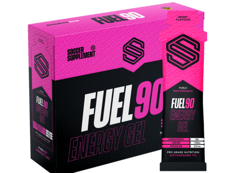 Soccer Supplement Fuel90 Energy Gel 12x70g Mixed Berry Supply