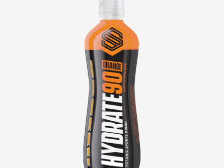 Soccer Supplement Hydrate 90 Isotonic Drink 12x500ml Orange For Cheap