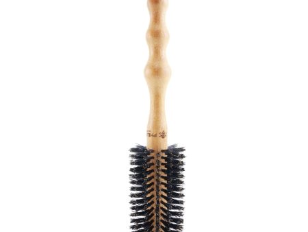 Philip B Medium 55mm Round Brush (Polished Mahogany Handle, 65% Boar Bristle + 35% Nylon)  1pc Fashion