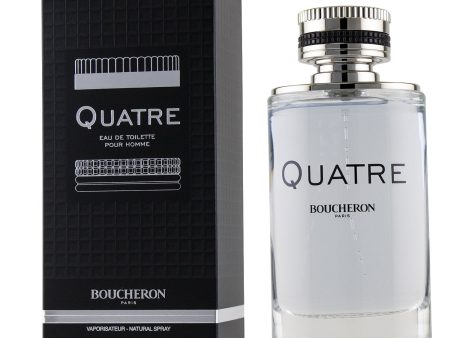 Boucheron Quatre Eau De Toilette Spray  100ml 3.4oz For Sale