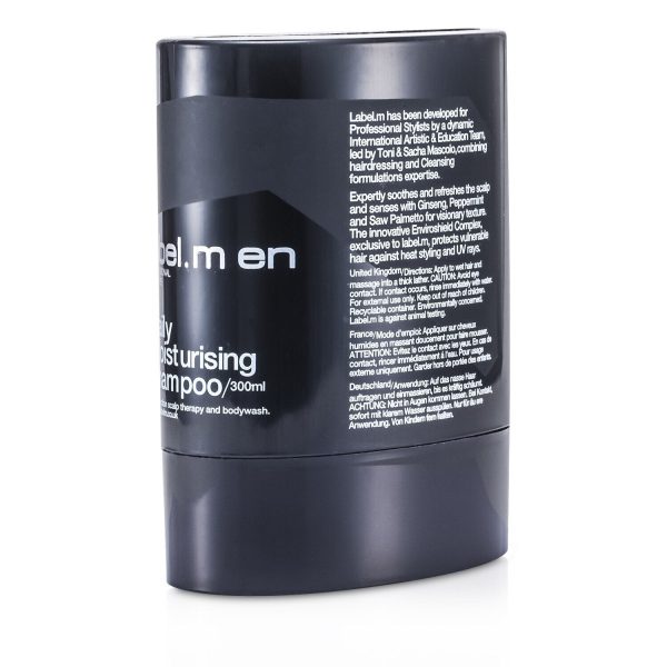 Label.M Men s Daily Moisturising Shampoo (Dual-Action Scalp Therapy and Bodywash)  300ml 10.1oz Online now