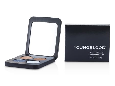 Youngblood Pressed Mineral Eyeshadow Quad - Glamour Eyes  4g 0.14oz Discount