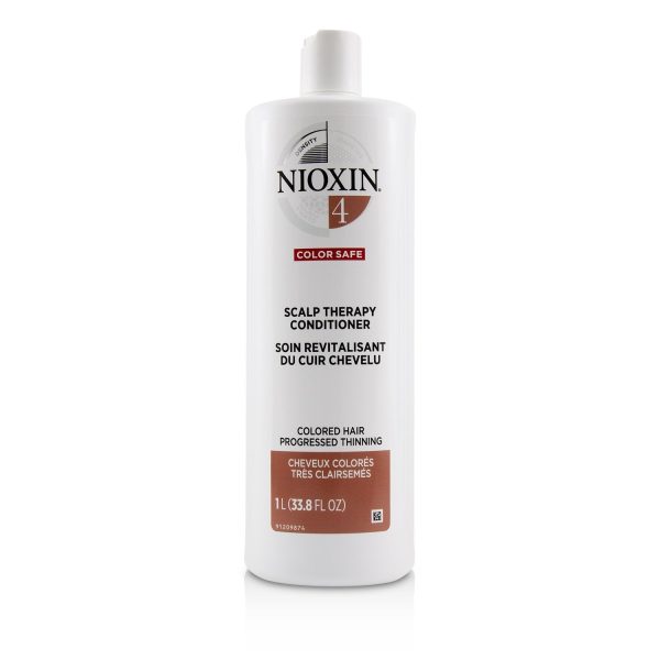 Nioxin Density System 4 Scalp Therapy Conditioner (Colored Hair, Progressed Thinning, Color Safe)  300ml 10.1oz Discount