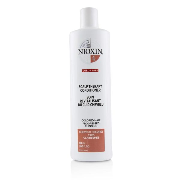 Nioxin Density System 4 Scalp Therapy Conditioner (Colored Hair, Progressed Thinning, Color Safe)  300ml 10.1oz Discount