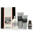 Anthony Logistics For Men The Perfect Shave Kit: Cleanser + Pre-Shave Oil + Shave Cream + After Shave Cream  4pcs Supply