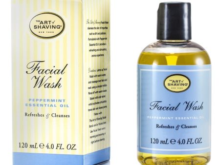 The Art Of Shaving Facial Wash - Peppermint Essential Oil (For Sensitive Skin)  120ml 4oz Online now