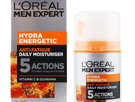 L Oreal Men Expert Hydra Energetic Daily Anti-Fatigue Moisturising Lotion  50ml 1.6oz Discount