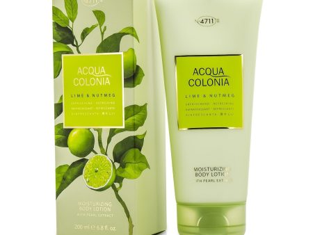 4711 Acqua Colonia Lime & Nutmeg Moisturizing Body Lotion  200ml 6.8oz For Sale