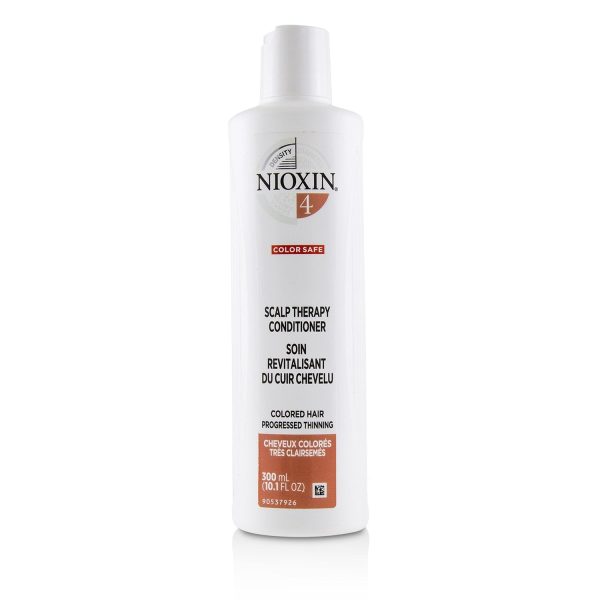 Nioxin Density System 4 Scalp Therapy Conditioner (Colored Hair, Progressed Thinning, Color Safe)  300ml 10.1oz Discount