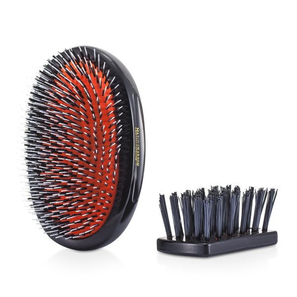 Mason Pearson Boar Bristle & Nylon - Popular Military Bristle & Nylon Large Size Hair Brush (Dark Ruby)  1pc Online now