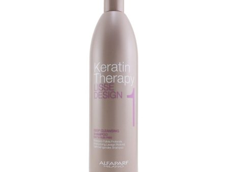 AlfaParf Lisse Design Keratin Therapy Deep Cleansing Shampoo  500ml 16.91oz For Cheap