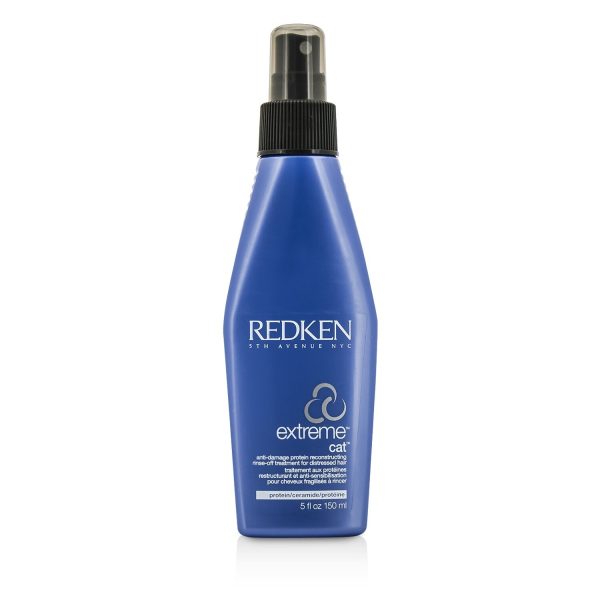 Redken Extreme Cat Anti-Damage Protein Reconstructing Rinse-Off Treatment (For Distressed Hair)  150ml 5oz on Sale