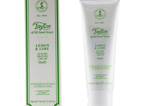 Taylor Of Old Bond Street Lemon And Lime Luxury Shaving Cream  75ml 2.5oz Online Hot Sale