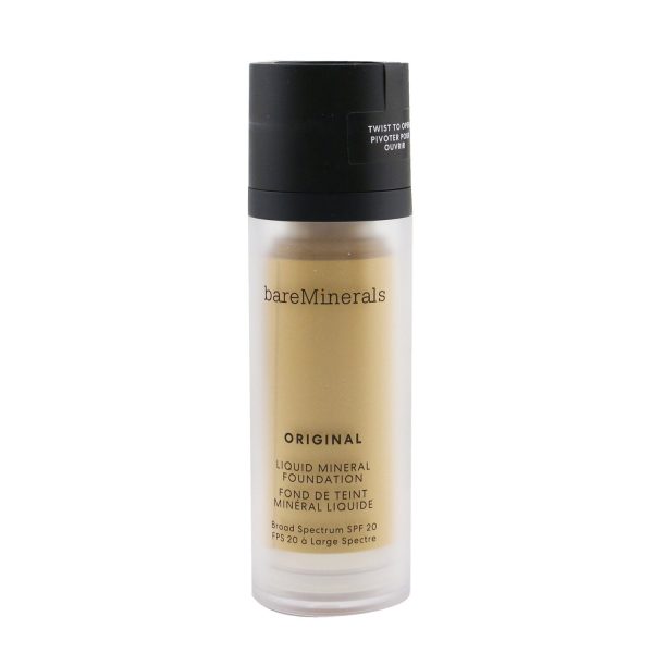 BareMinerals Original Liquid Mineral Foundation SPF 20 - # 16 Golden Nude (For Medium-Tan Neutral Skin With A Peach Hue)  30ml 1oz on Sale