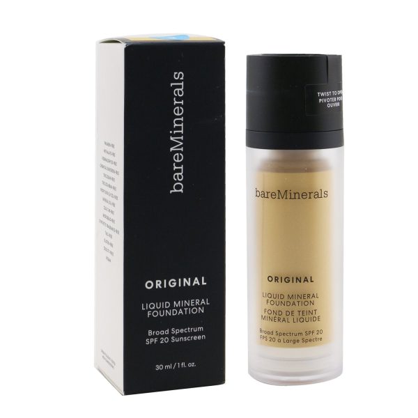 BareMinerals Original Liquid Mineral Foundation SPF 20 - # 16 Golden Nude (For Medium-Tan Neutral Skin With A Peach Hue)  30ml 1oz on Sale