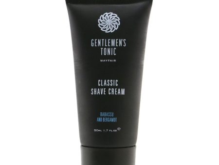 Gentlemen s Tonic Classic Shave Cream - Babassu & Bergamot  50ml 1.7oz For Sale