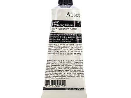 Aesop Sage & Zinc Facial Hydrating Cream SPF15  40ml 1.63oz Sale