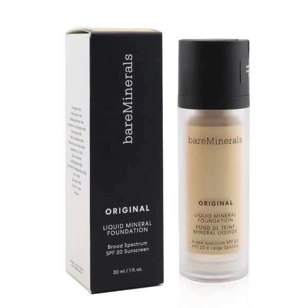 BareMinerals Original Liquid Mineral Foundation SPF 20 - # 08 Light (For Very Light Neutral Skin With A Subtle Yellow Hue)  30ml 1oz For Discount