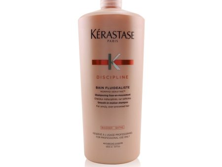 Kerastase Discipline Bain Fluidealiste Smooth-In-Motion Shampoo (For Unruly, Over-Processed Hair)  1000ml 3.4oz Hot on Sale