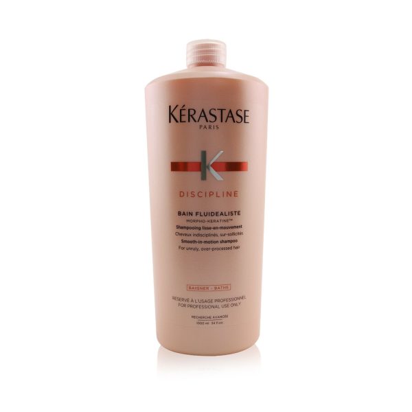 Kerastase Discipline Bain Fluidealiste Smooth-In-Motion Shampoo (For Unruly, Over-Processed Hair)  1000ml 3.4oz Hot on Sale