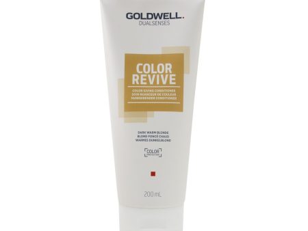 Goldwell Dual Senses Color Revive Color Giving Conditioner - # Dark Warm Blonde (Box Slightly Damaged)  200ml 6.7oz on Sale