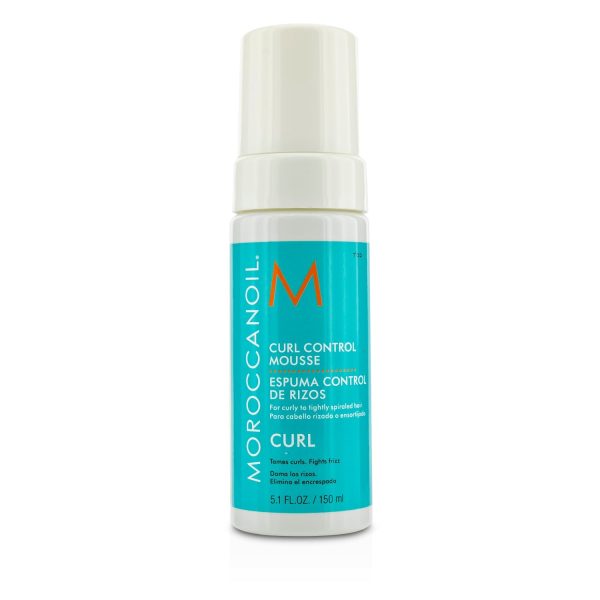 Moroccanoil Curl Control Mousse (For Curly to Tightly Spiraled Hair)  150ml 5.1oz For Sale