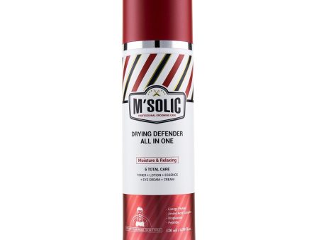 SNP M Solic Drying Defender All In One (Toner+Lotion+Essence+Eye Cream+Cream) - Moisture & Relaxing  130ml 4.39oz on Sale