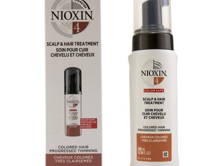 Nioxin Diameter System 4 Scalp & Hair Treatment (Colored Hair, Progressed Thinning, Color Safe)  200ml 6.76oz Online