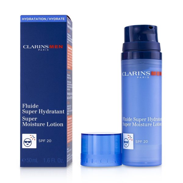 Clarins Men Super Moisture Lotion SPF 20  50ml 1.6oz on Sale