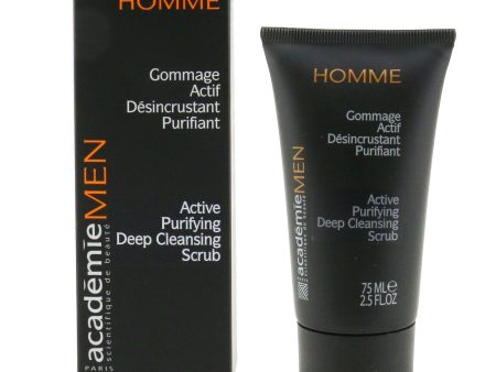 Academie Men Active Purifying Deep Cleansing Scrub  75ml 2.5oz Sale