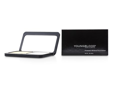 Youngblood Pressed Mineral Foundation - Warm Beige  8g 0.28oz Hot on Sale