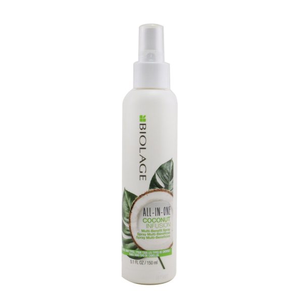 Matrix Biolage All-In-One Coconut Infusion Multi-Benefit Treatment Spray (For All Hair Types)  400ml 13.5oz For Discount